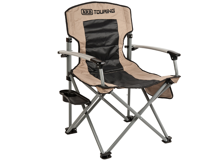 ARB Campingstuhl mit Ablage und Getränkehalter, bis 150 kg ARB Campingstuhl mit Ablage und Getränkehalter, bis 150 kg