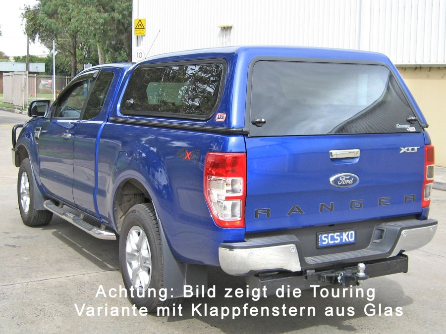Standard Hardtop für Ford Ranger 12-23, 2AB EC flach, glatt, seitl. Schiebefen. Standard Hardtop für Ford Ranger 12-23, 2AB EC flach, glatt, seitl. Schiebefen.