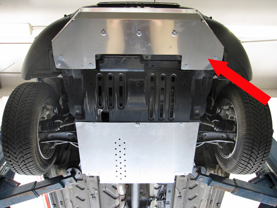 Unterfahrschutz Fiat Panda 4x4, `13-> vorne Unterfahrschutz Fiat Panda 4x4, `13-> vorne