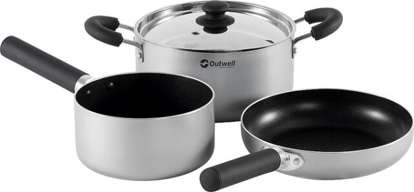 Koch Set Outwell Feast M _2 Töpfe, 1 Pfanne